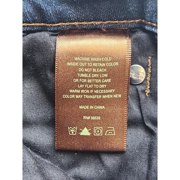 Kut from the Kloth Kay Boyfriend Straight Dark Wash Womens Jeans Size 16 - Picture 8 of 8